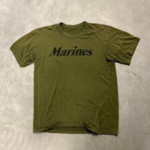 Vintage 80's Earth Tone Marine Shirt‎